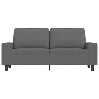 2-personers sofa 140 cm stof mørkegrå