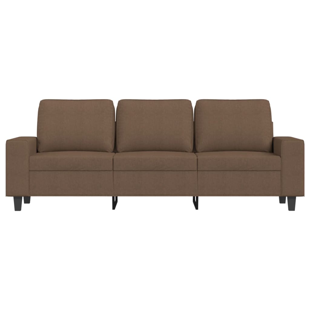 3-personers sofa 180 cm stof brun