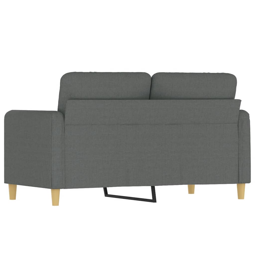 2-personers sofa 120 cm stof mørkegrå