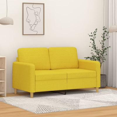 2-personers sofa 120 cm stof lysegul