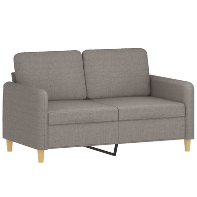 2-personers sofa 120 cm stof gråbrun