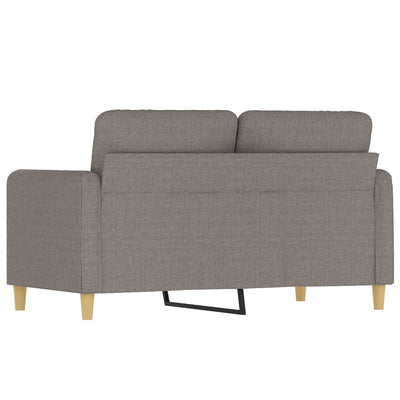 2-personers sofa 120 cm stof gråbrun