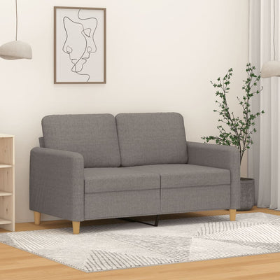 2-personers sofa 120 cm stof gråbrun