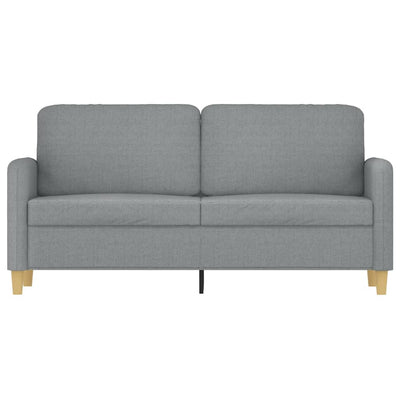 2-personers sofa 140 cm stof lysegrå