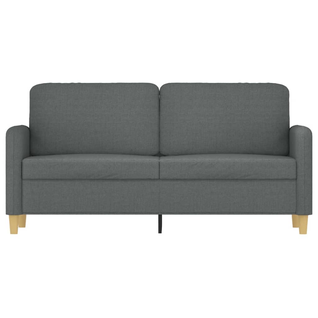 2-personers sofa 140 cm stof mørkegrå