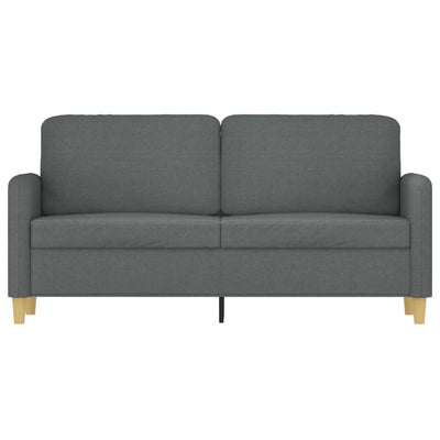 2-personers sofa 140 cm stof mørkegrå