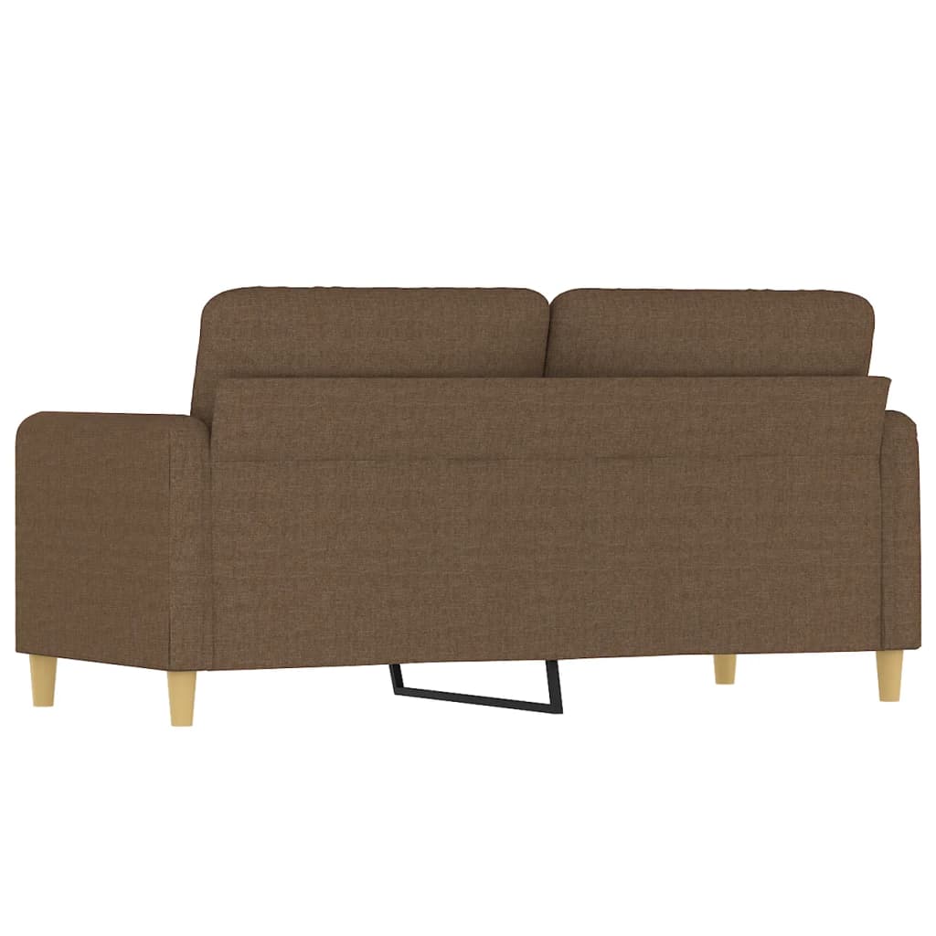 2-personers sofa 140 cm stof brun