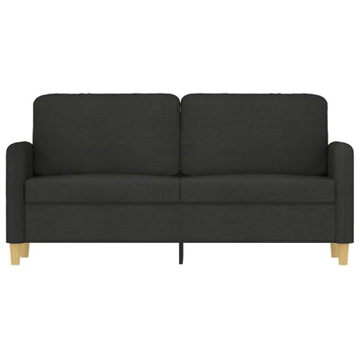 2-personers sofa 140 cm stof sort