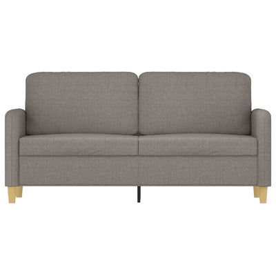 2-personers sofa 140 cm stof gråbrun