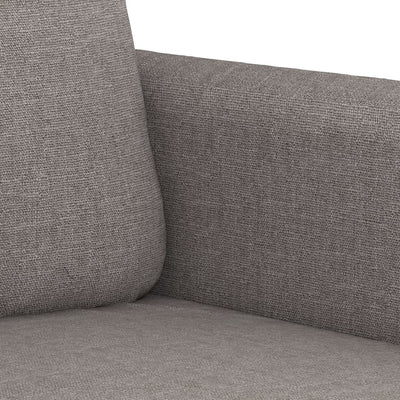 2-personers sofa 140 cm stof gråbrun