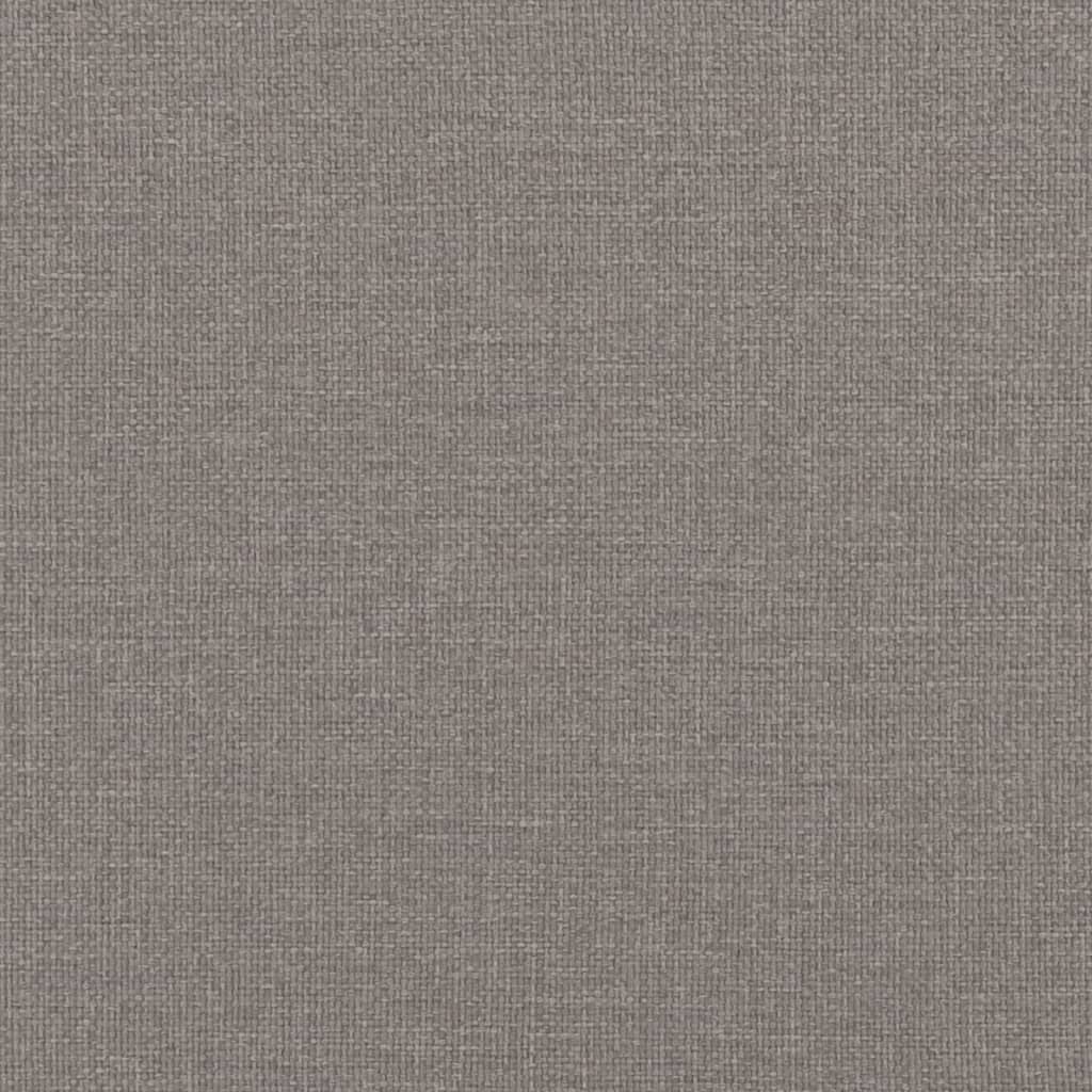 Sengeramme uden madras Taupe 100x200 cm Stof