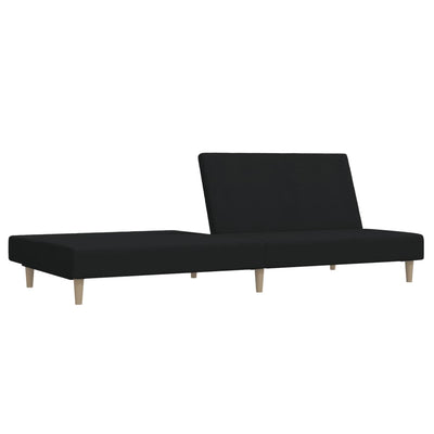 2-personers sovesofa stof sort