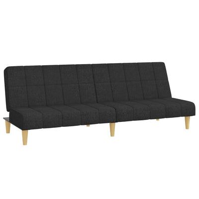 2-personers sovesofa stof sort