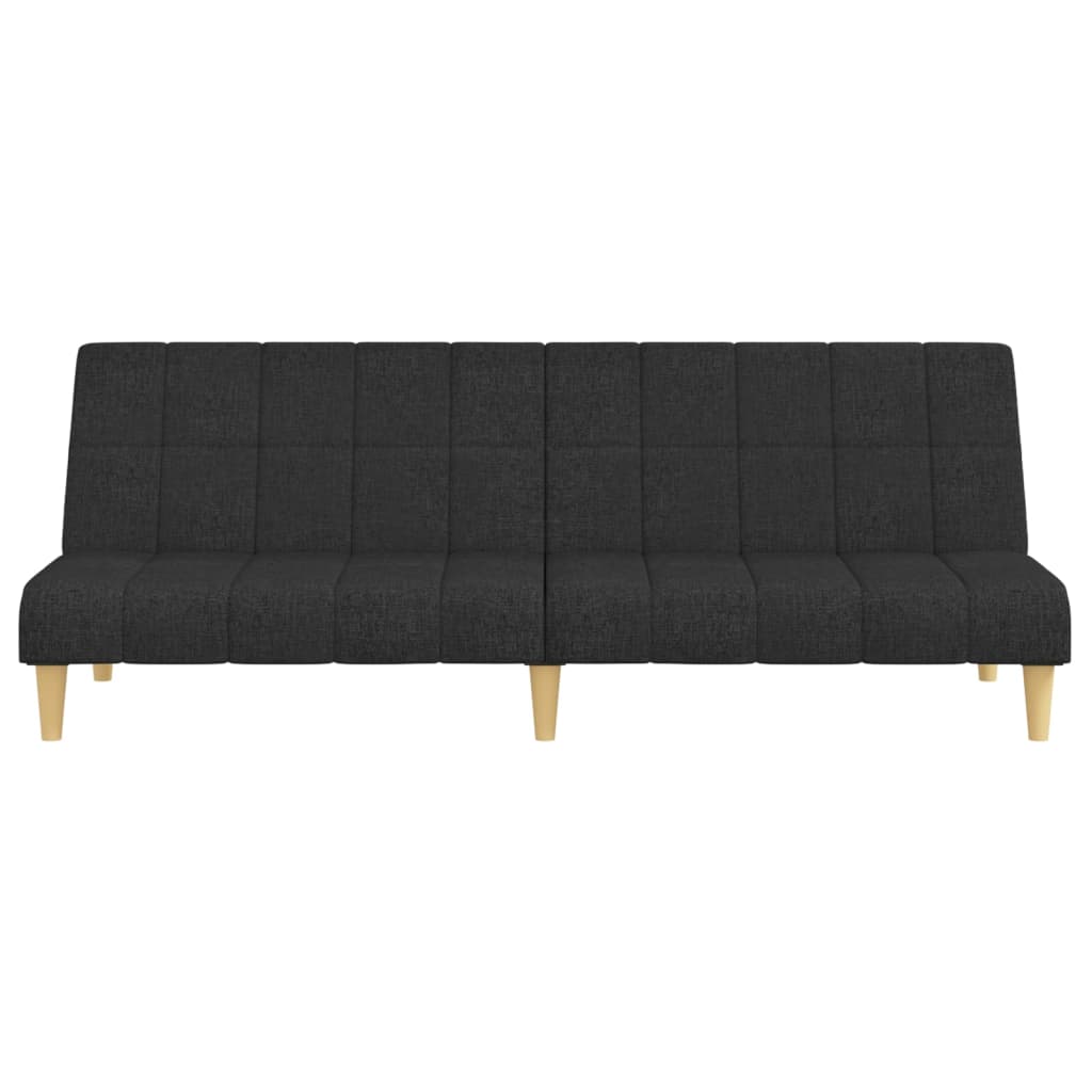 2-personers sovesofa stof sort