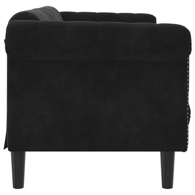 3-personers sofa velour sort