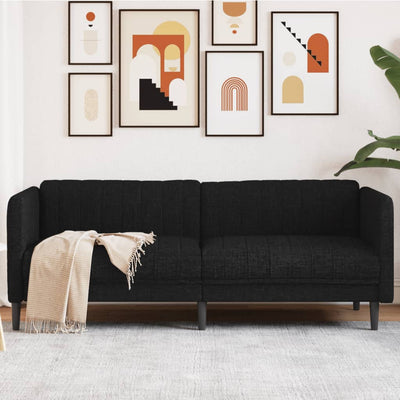 3-personers sofa stof sort