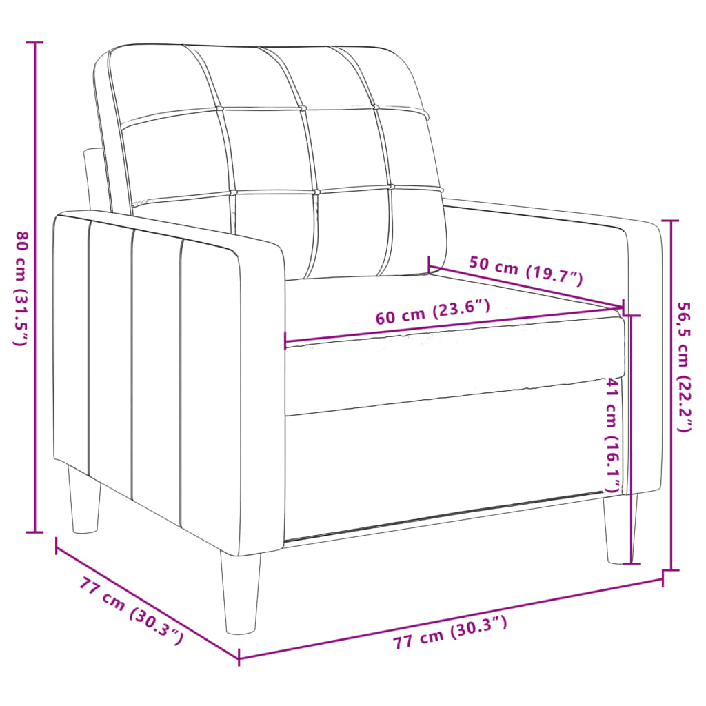 sofasæt 3 dele stof cremefarvet