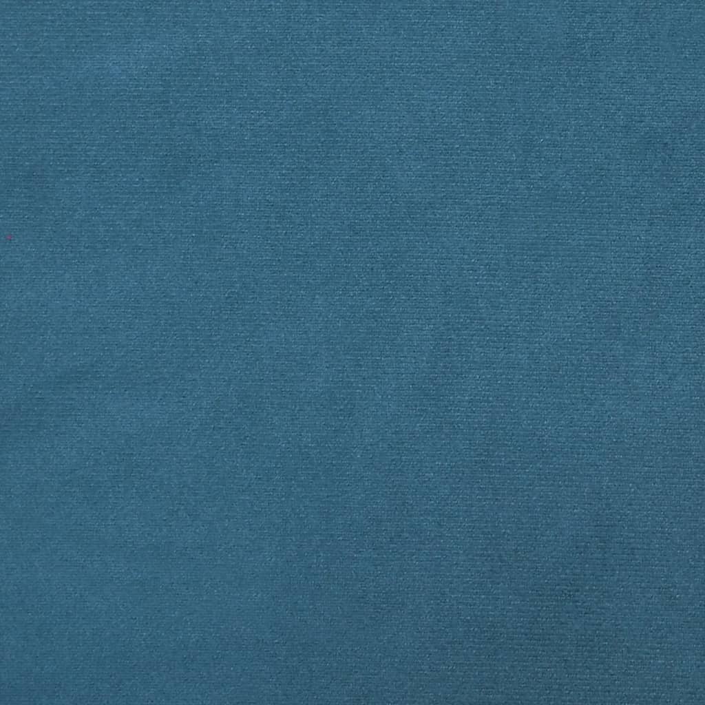 sofasæt 4 dele med hynder velour blå
