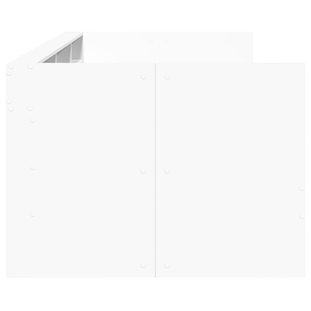 daybed med skuffer uden madras 90x190 cm hvid