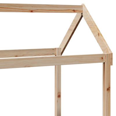 daybed med tag 90x190 cm massivt fyrretræ