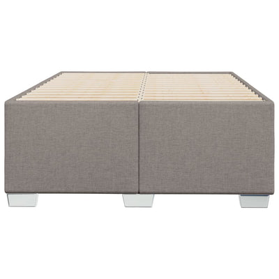 Sengeramme uden madras Taupe 120x200 cm Stof