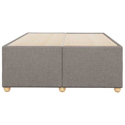 Sengeramme uden madras Taupe 120x200 cm Stof