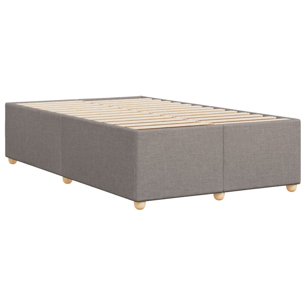 Sengeramme uden madras Taupe 120x200 cm Stof