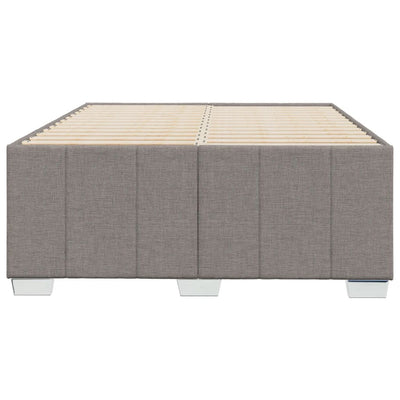 Sengeramme uden madras Taupe 120x200 cm Stof