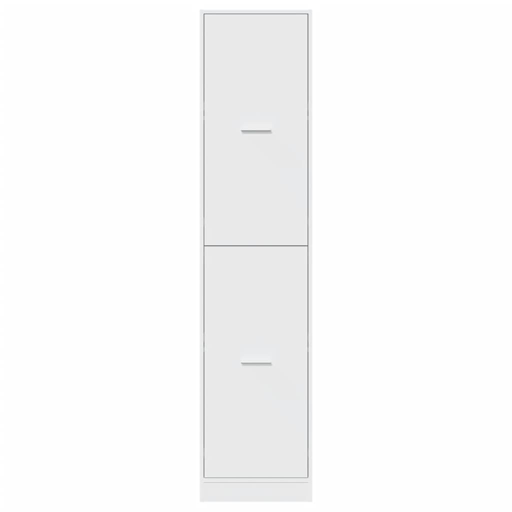 apotekerskab 40x41x174,5 cm konstrueret træ hvid