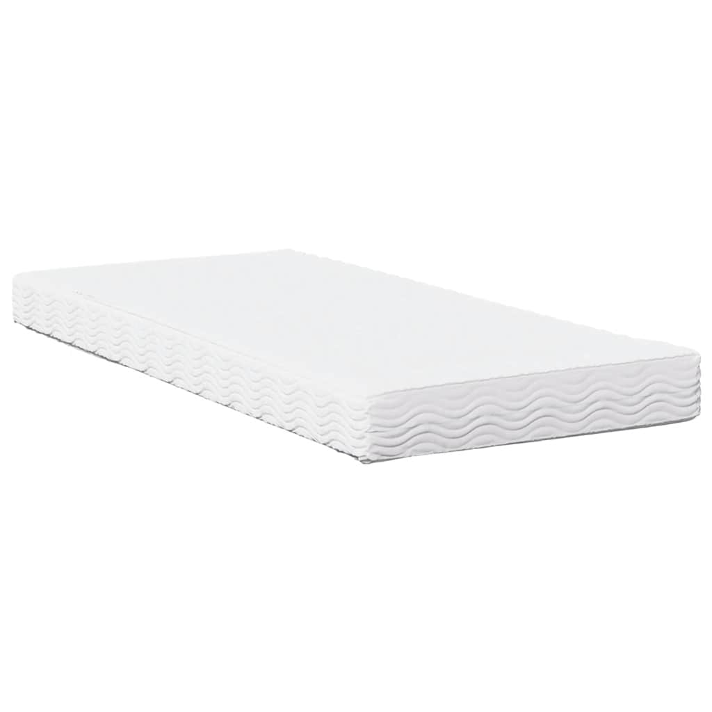 daybed med madras 90x190 cm massivt fyrretræ gyldenbrun