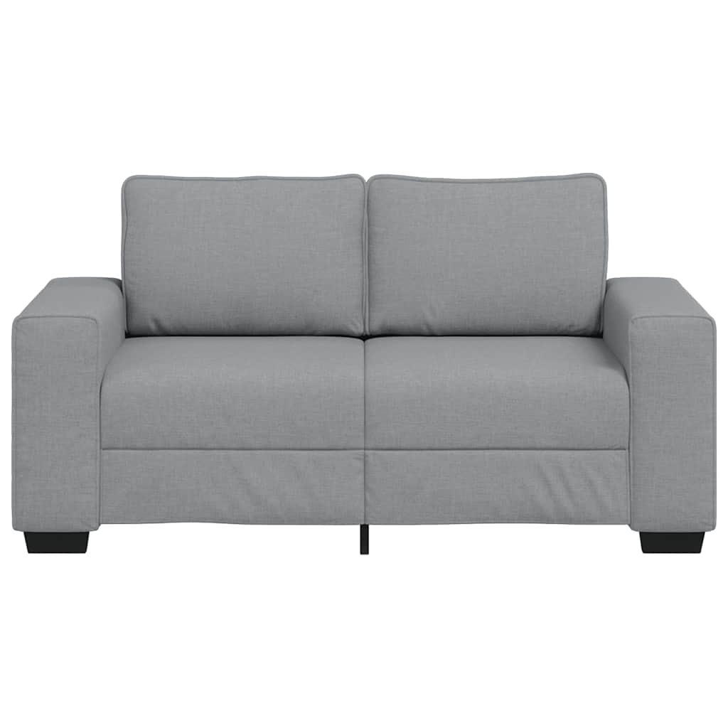 2-personers sofa 120 cm stof lysegrå