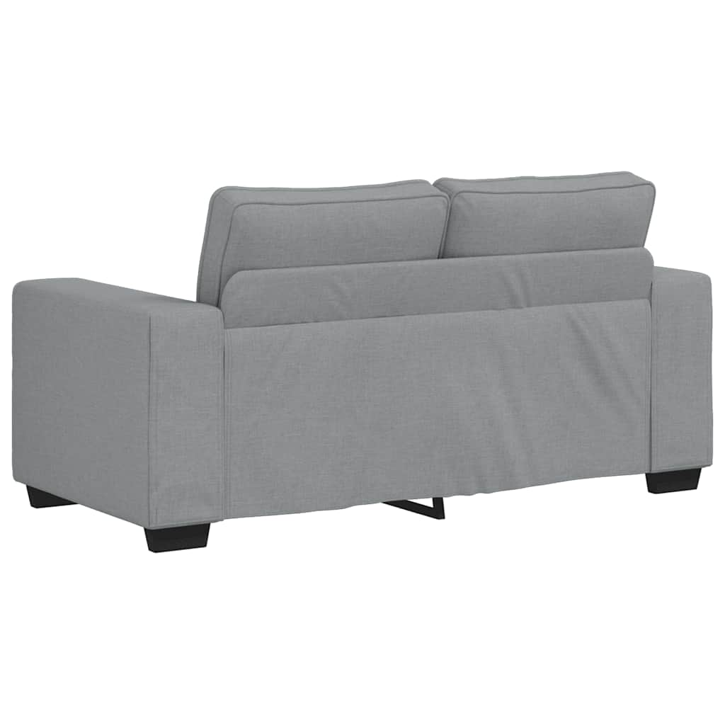 2-personers sofa 120 cm stof lysegrå