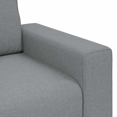 2-personers sofa 120 cm stof lysegrå