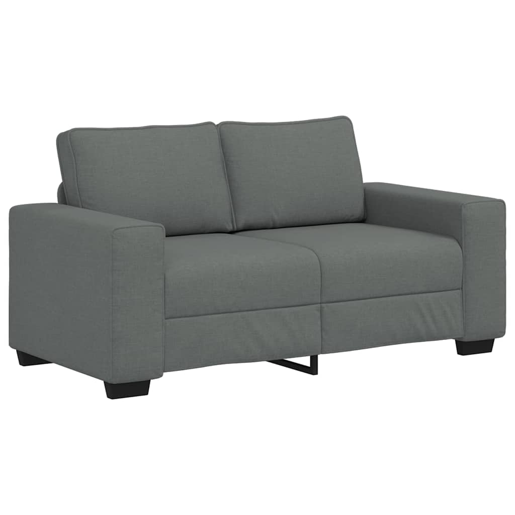 2-personers sofa 120 cm stof mørkegrå