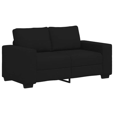 2-personers sofa 120 cm stof sort