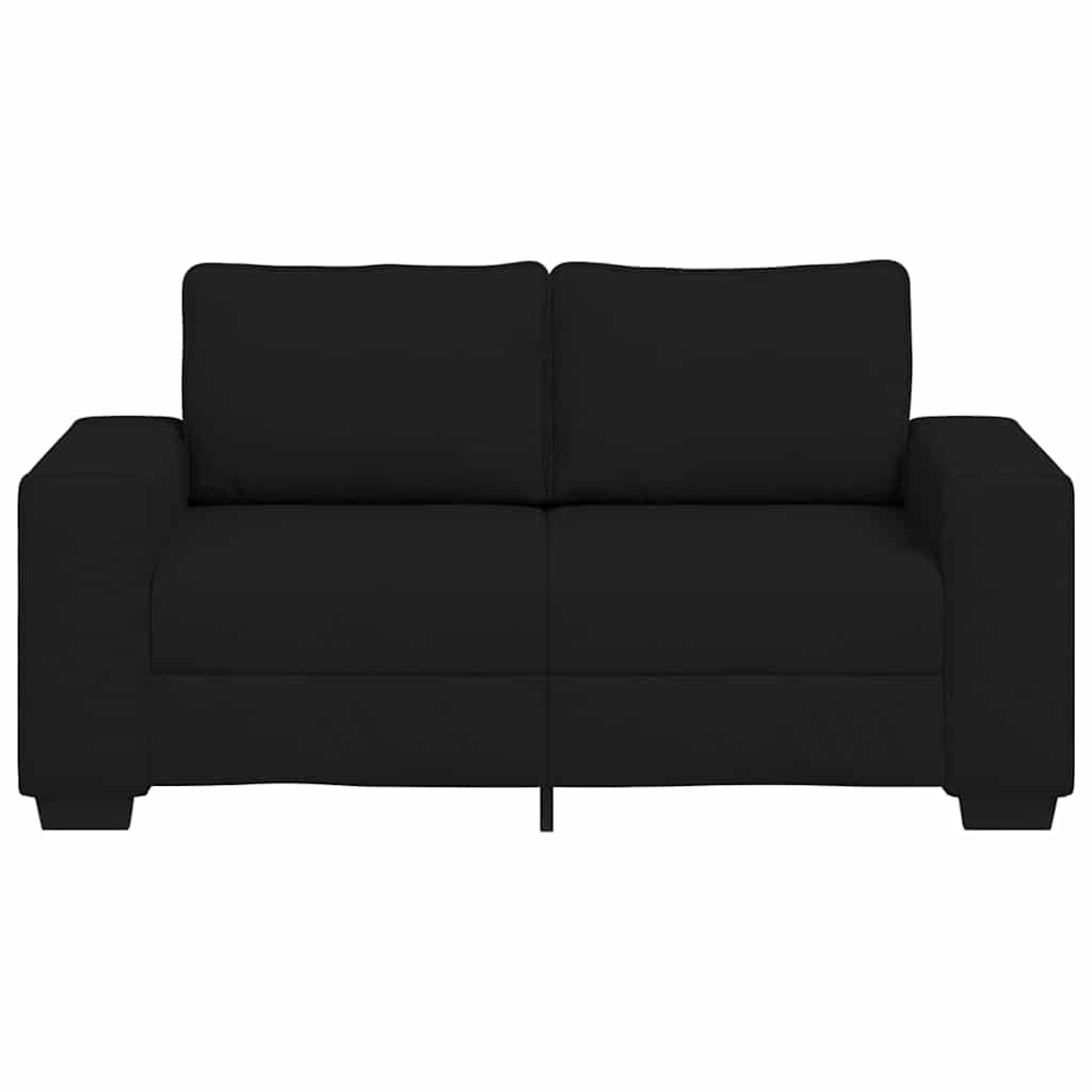 2-personers sofa 120 cm stof sort