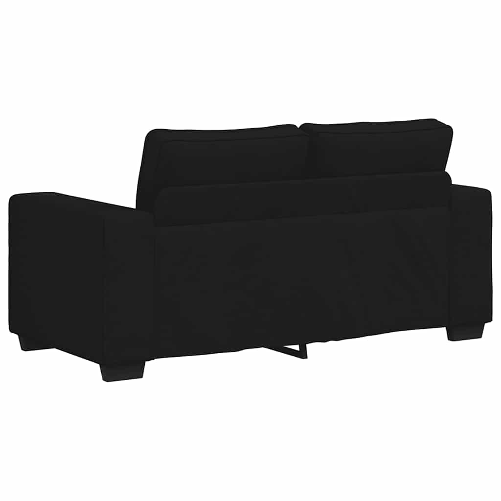 2-personers sofa 120 cm stof sort