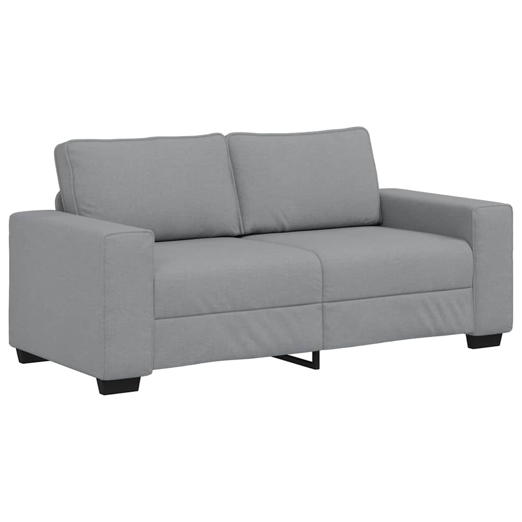 2-personers sofa 140 cm stof lysegrå