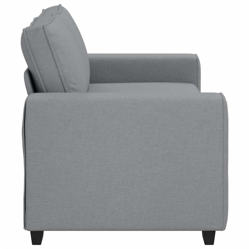 2-personers sofa 140 cm stof lysegrå