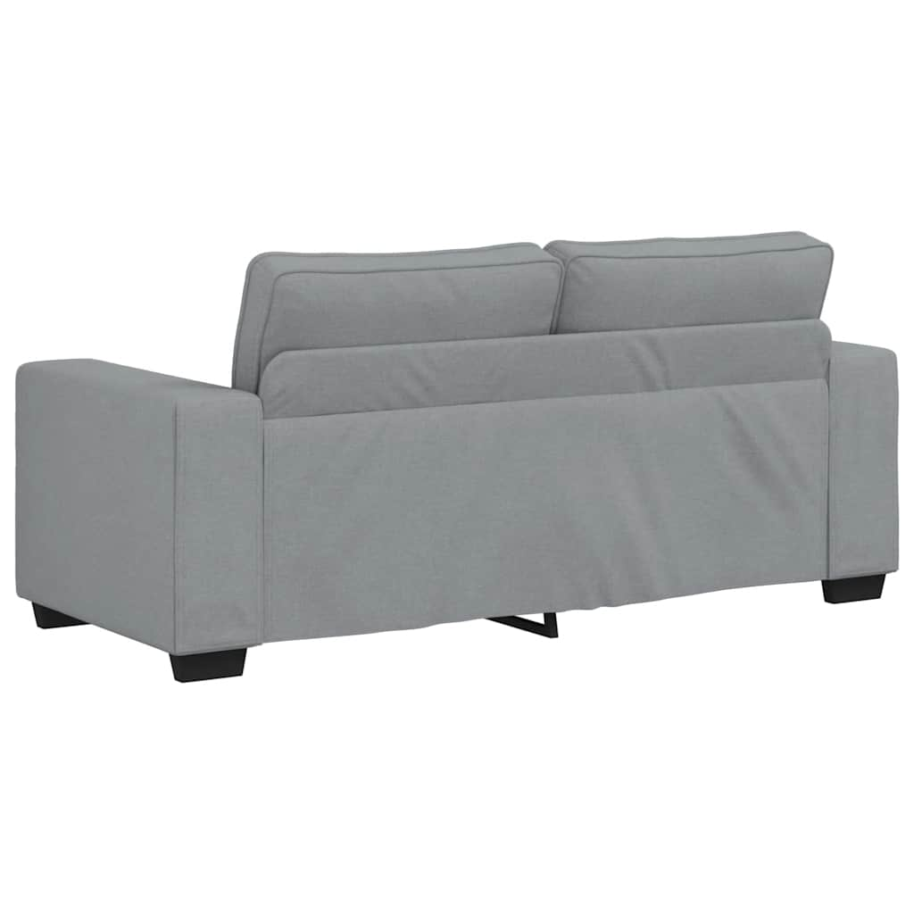 2-personers sofa 140 cm stof lysegrå