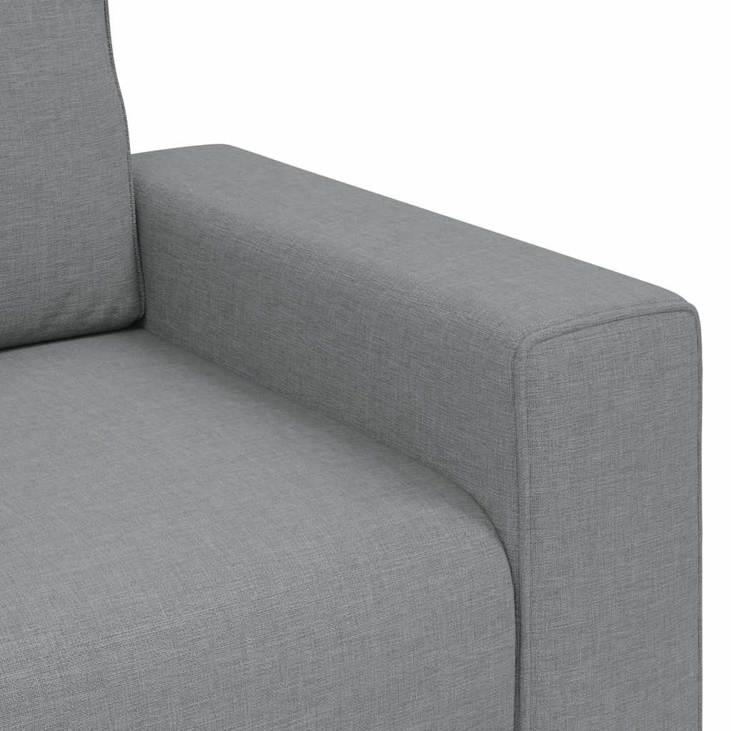 2-personers sofa 140 cm stof lysegrå