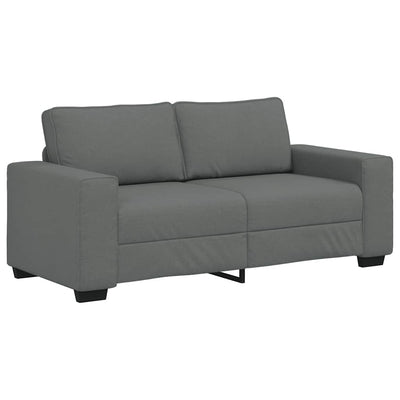 2-personers sofa 140 cm stof mørkegrå