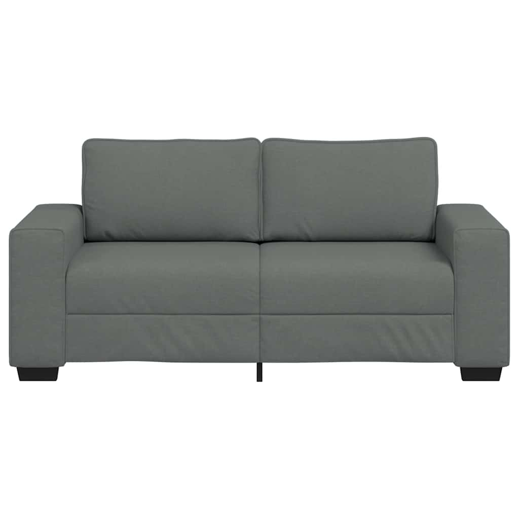 2-personers sofa 140 cm stof mørkegrå