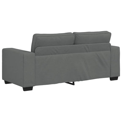 2-personers sofa 140 cm stof mørkegrå