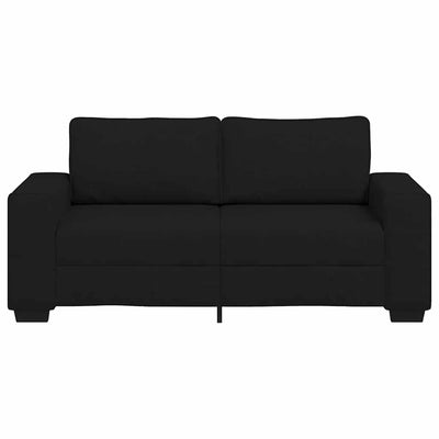 2-personers sofa 140 cm stof sort