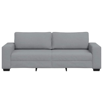 3-personers sofa 180 cm stof lysegrå