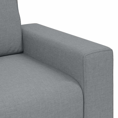 3-personers sofa 180 cm stof lysegrå