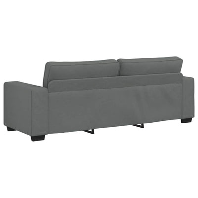 3-personers sofa 180 cm stof mørkegrå