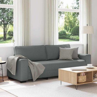 3-personers sofa 180 cm stof mørkegrå