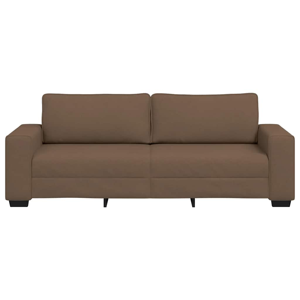 3-personers sofa 180 cm stof brun